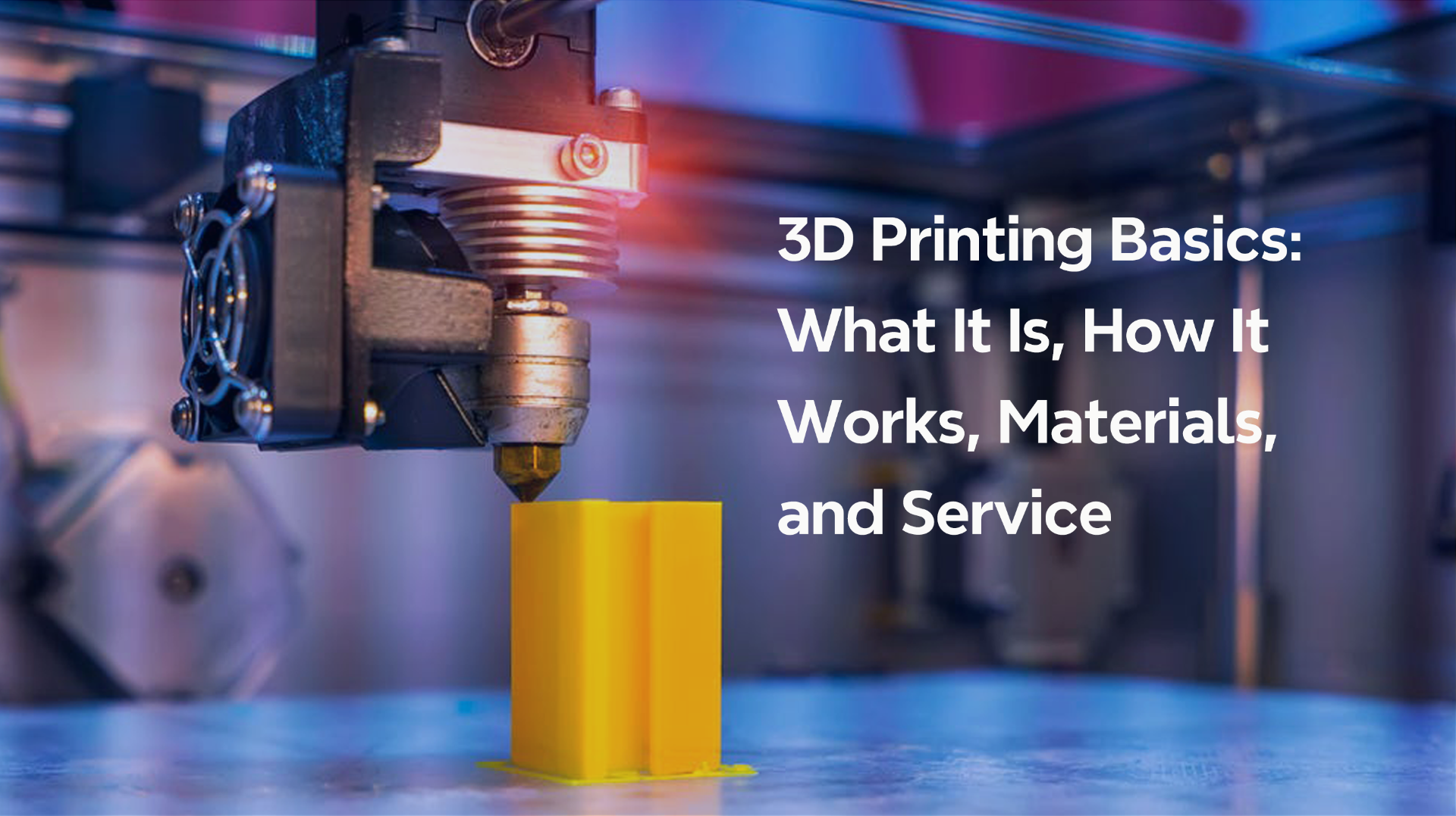 3D Printing Basics: What it is, Process, Materials, and Service