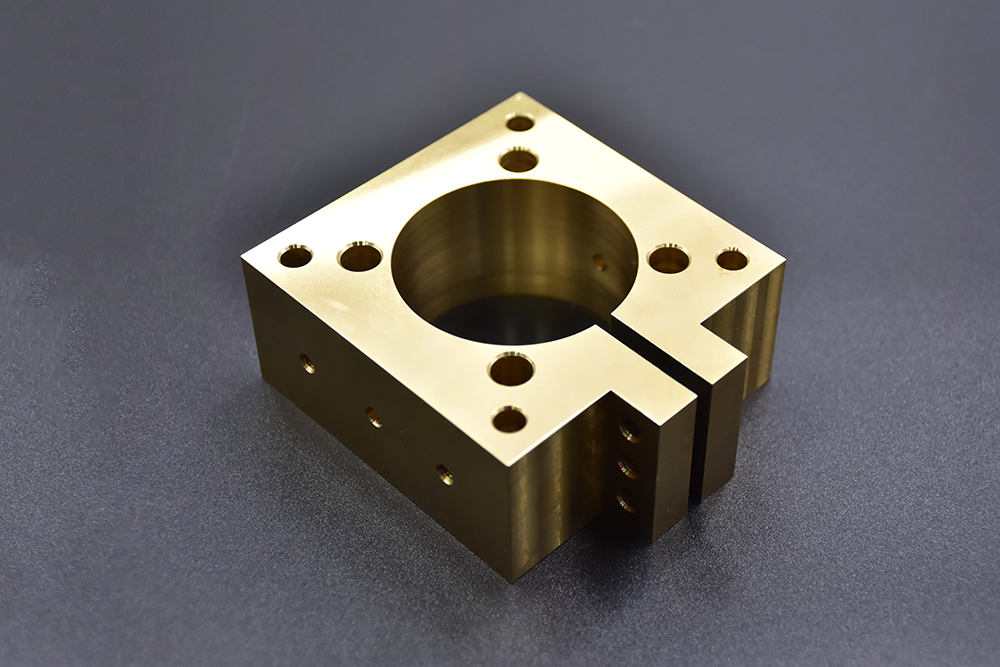 Brass CNC machined part